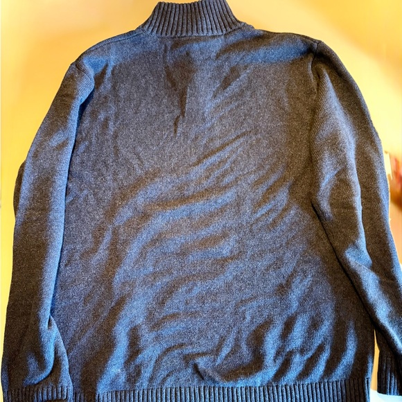 Rodd & Gunn Blue Melange Quarter-Zip Sweater - Size XL - Picture 4 of 4